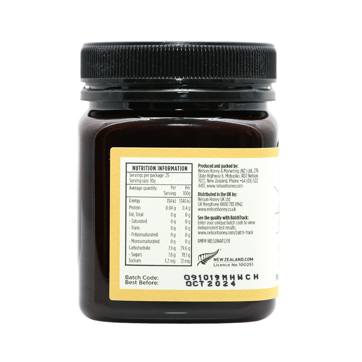 Rainbow Station Manuka Honey & West Coast 30+ Blend 250g