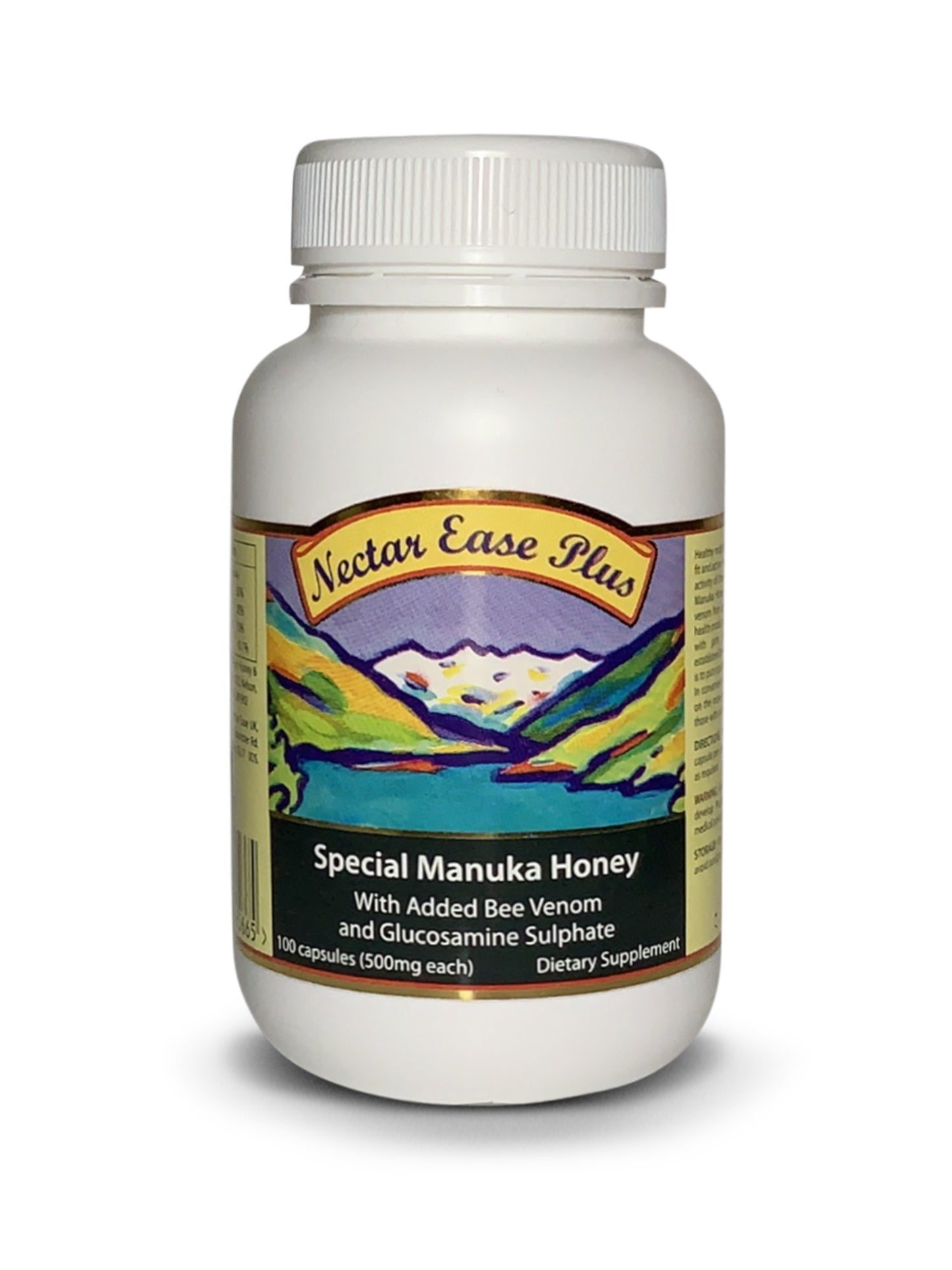 Nectar Ease Plus Capsules, with Added Bee Venom, Genuine New Zealand non-GMO
